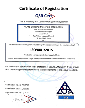 ACME - ISO 9001